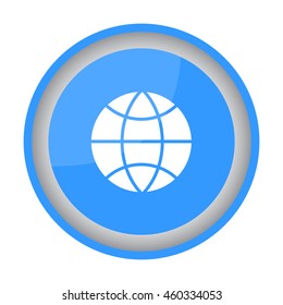 Web icon. Globe