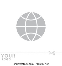 Web icon. Globe