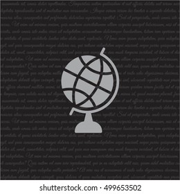 Web icon. Globe