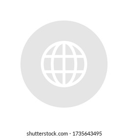 Web icon. Go to web symbol icon vector illustration.