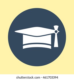 Web Icon of Graduation Cap.