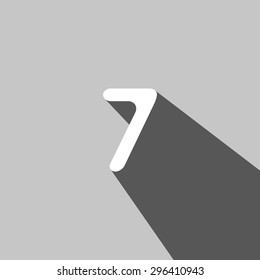 Web icon illustration, number collection - 7