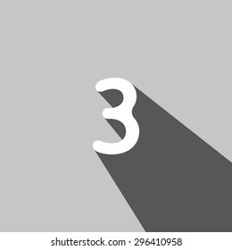 Web icon  illustration, number collection - 3