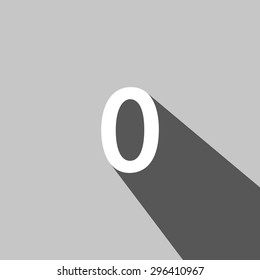 Web icon  illustration, number collection - 0