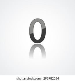 Web icon  illustration, number collection - 0