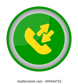 Web icon. Incoming and outgoing calls, calls sync