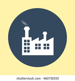 Web Icon of Industrial Building.