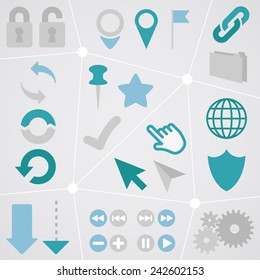 Web Icon Info Graphic Set 1