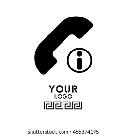 Web icon. Information call, Information about calls