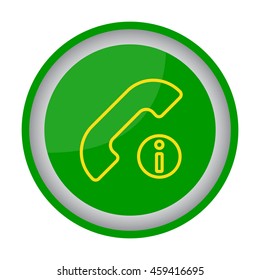 Web icon. Information call, Information about calls
