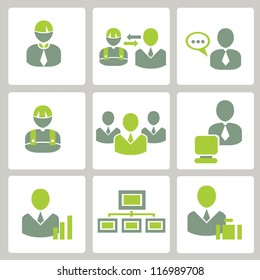 web icon, internet icon, business icon set, green icon set