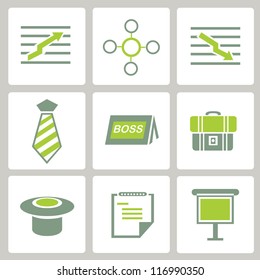 web icon, internet icon, business icon set, green icon set