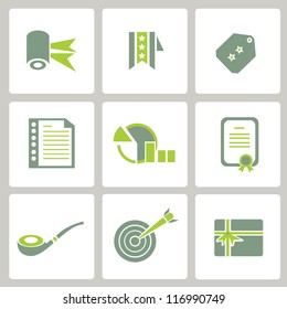 web icon, internet icon, business icon set, green icon set