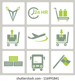 web icon, internet icon, business icon set, green icon set