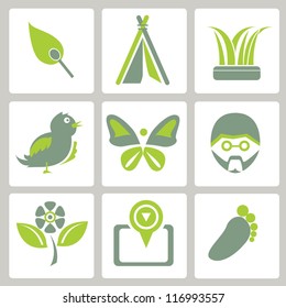 web icon, internet icon, business icon set, green icon set