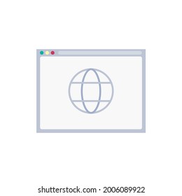 web icon internet vector illustration