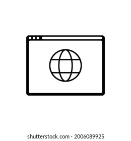 web icon internet vector illustration