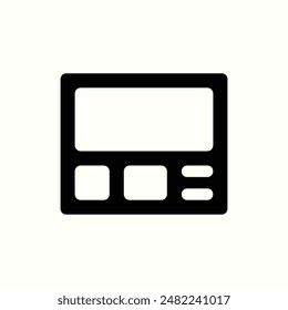 web icon, isolated glyph icon theme graphic designer ui