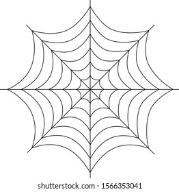Web icon isolated on white background. Vector art. Round web
