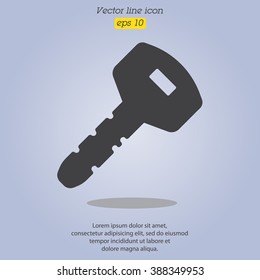 Web icon. Key