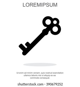 Web icon. Key