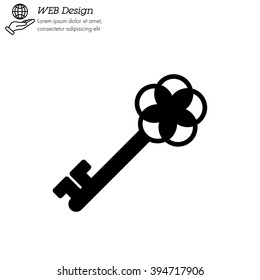Web icon. Key