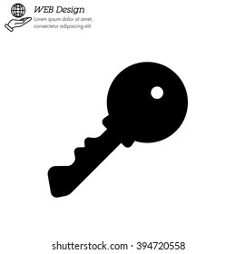 Web icon. Key