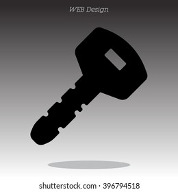 Web icon. Key