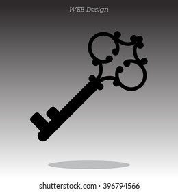 Web icon. Key