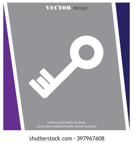 Web icon. Key