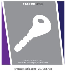 Web icon. Key