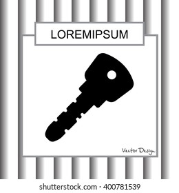 Web icon. Key