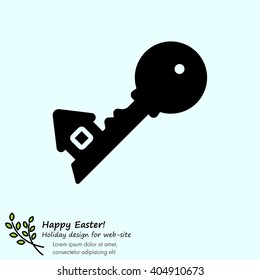 Web icon. Key