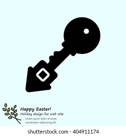 Web icon. Key