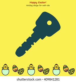 Web icon. Key