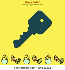 Web icon. Key