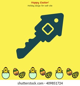 Web icon. Key