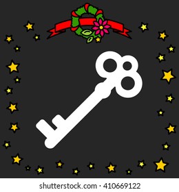 Web icon. Key