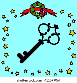 Web icon. Key