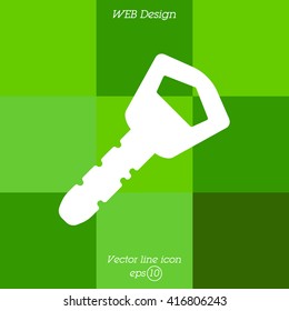 Web icon. Key