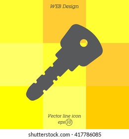 Web icon. Key