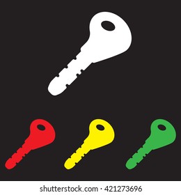 Web icon. Key