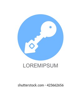 Web icon. Key