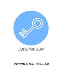 Web icon. Key