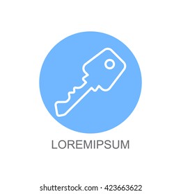 Web icon. Key