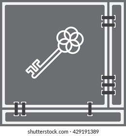 Web icon. Key