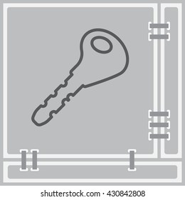 Web icon. Key