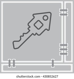 Web icon. Key