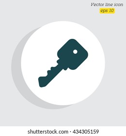 Web icon. Key