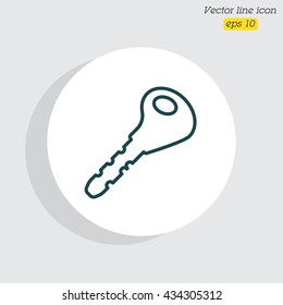 Web icon. Key